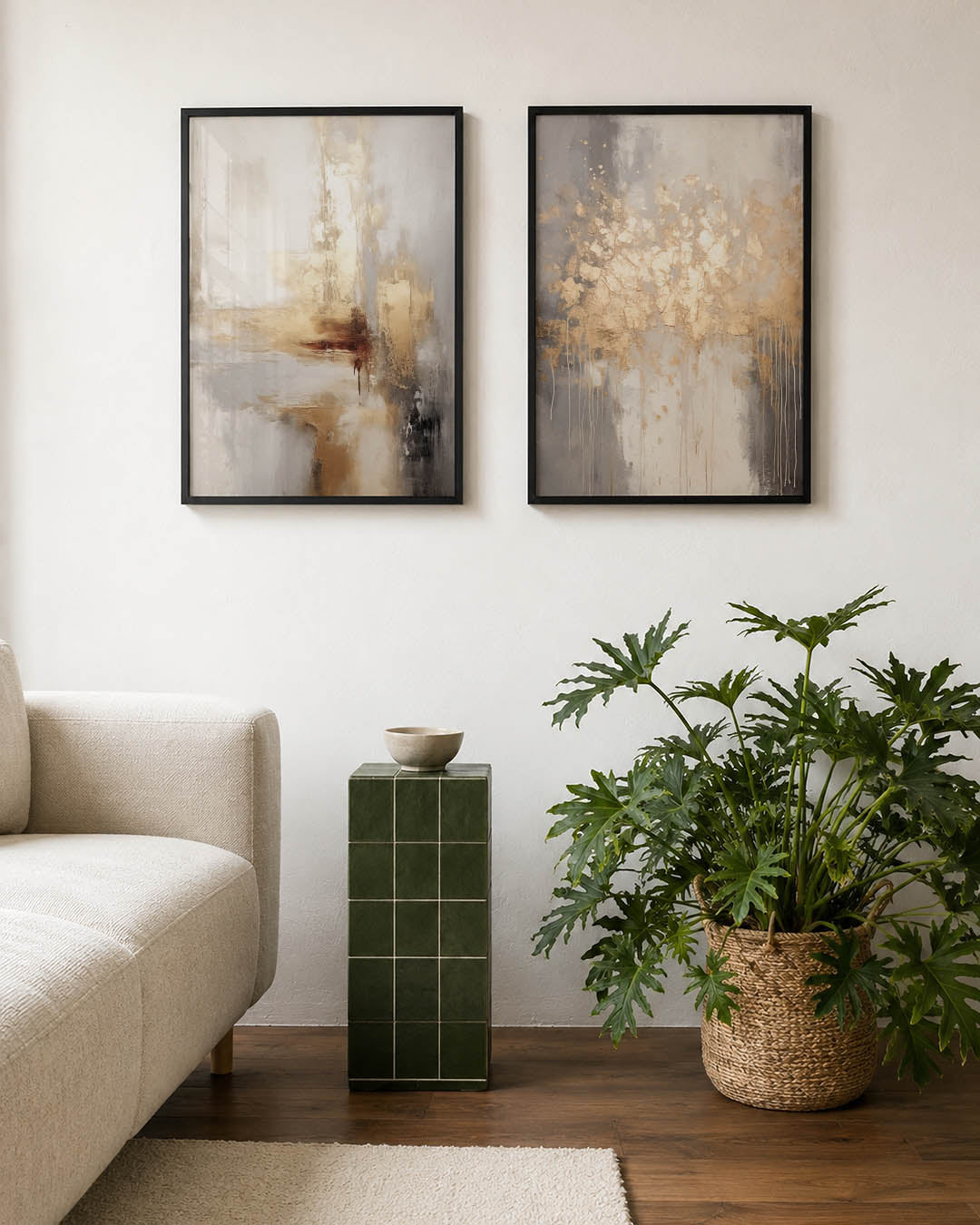 Gouden vervaging Posterset