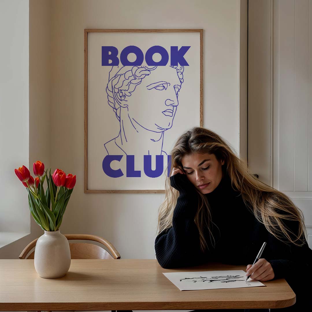 Klassieke Boekenliefde Poster-WallArtistic