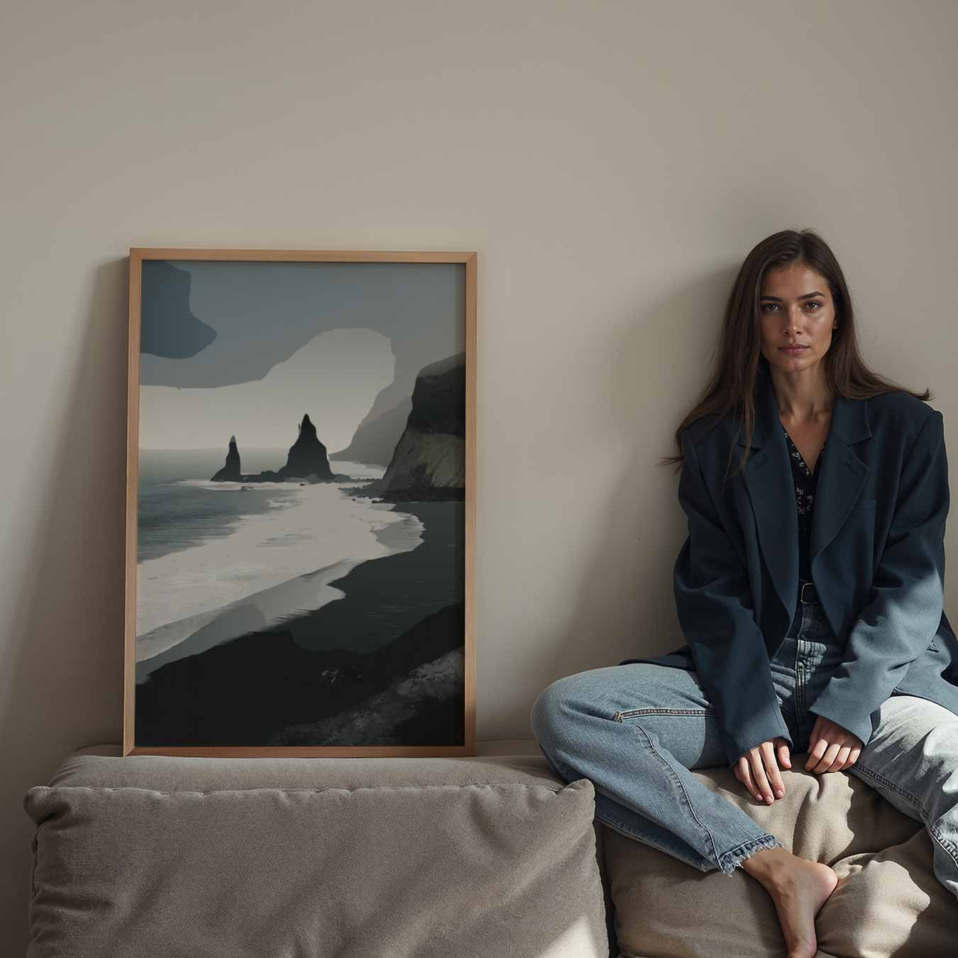 Mystieke Kustlijn Poster-WallArtistic