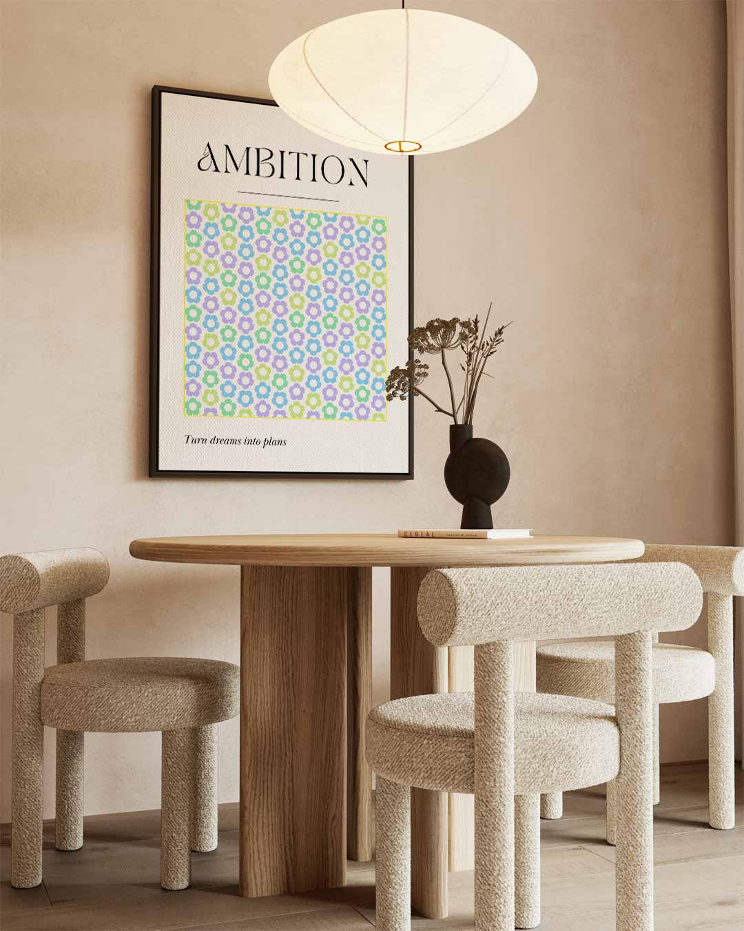 Ambition Bloemenprint Kunstwerk-canvas-dibond-plexiglas-wanddecoratie-WallArtistic