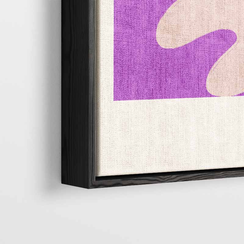 Abstract purpere flow Kunstwerk-canvas-dibond-plexiglas-wanddecoratie-WallArtistic