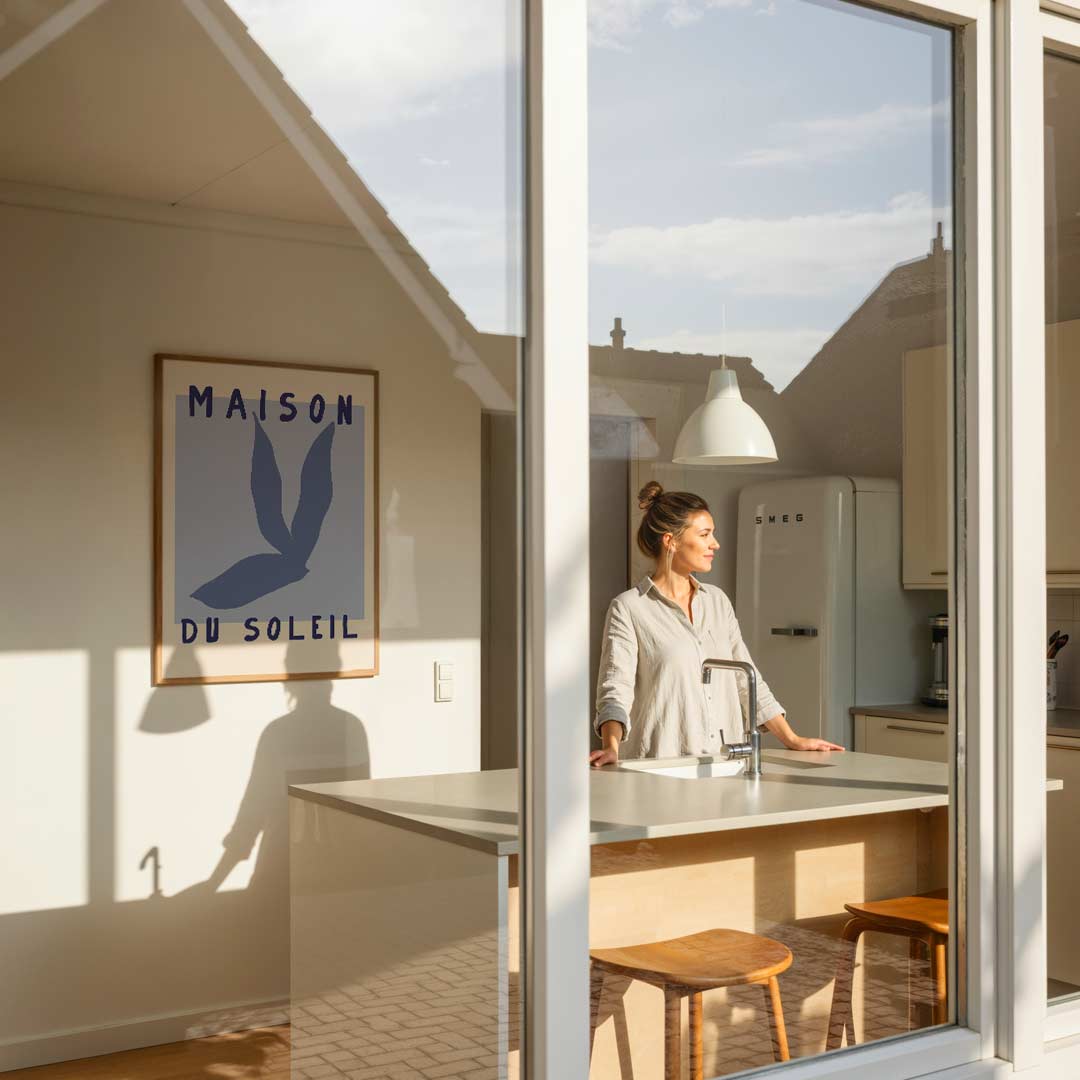 Maison du Soleil Art Poster-WallArtistic