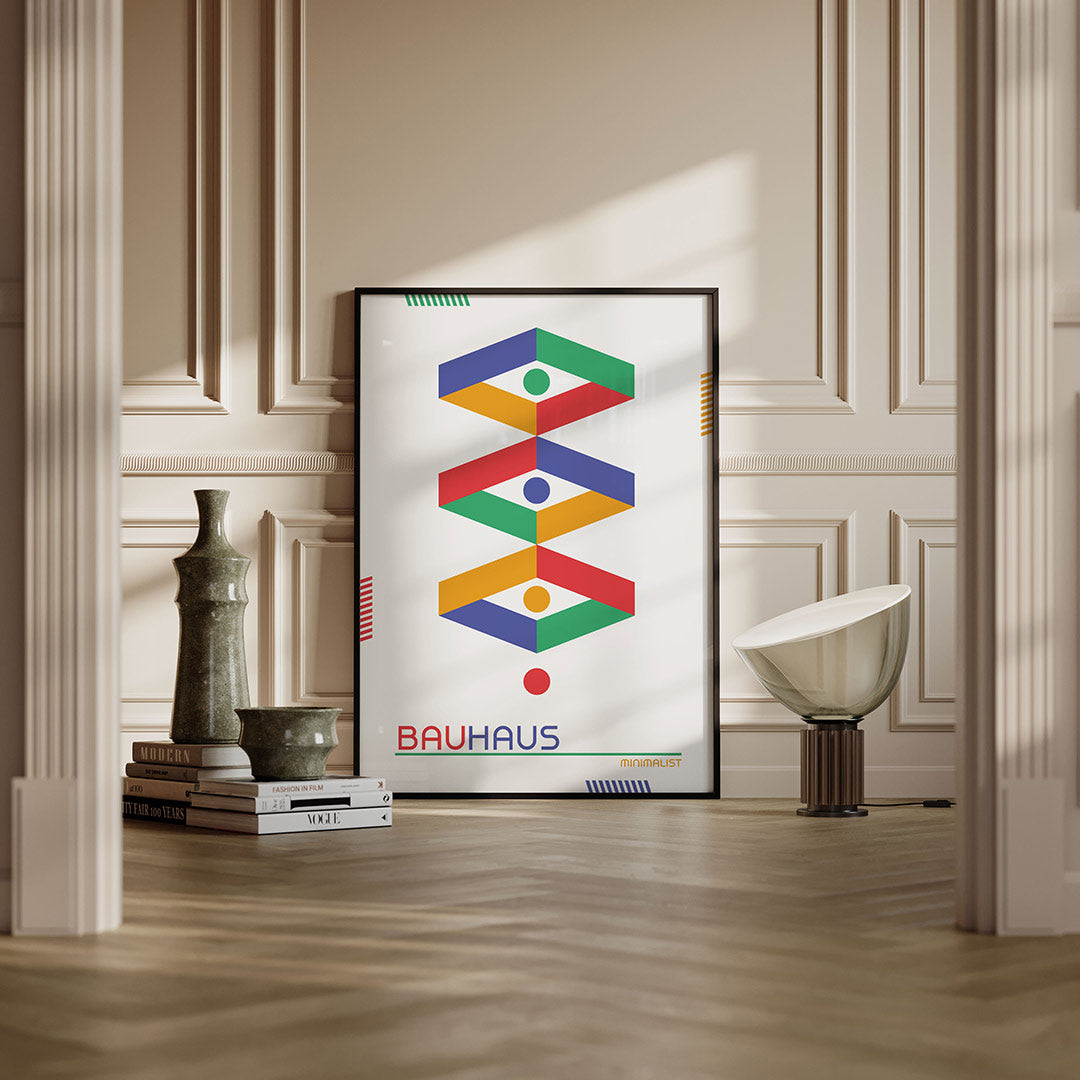 Vormen en kleurvlakken Poster