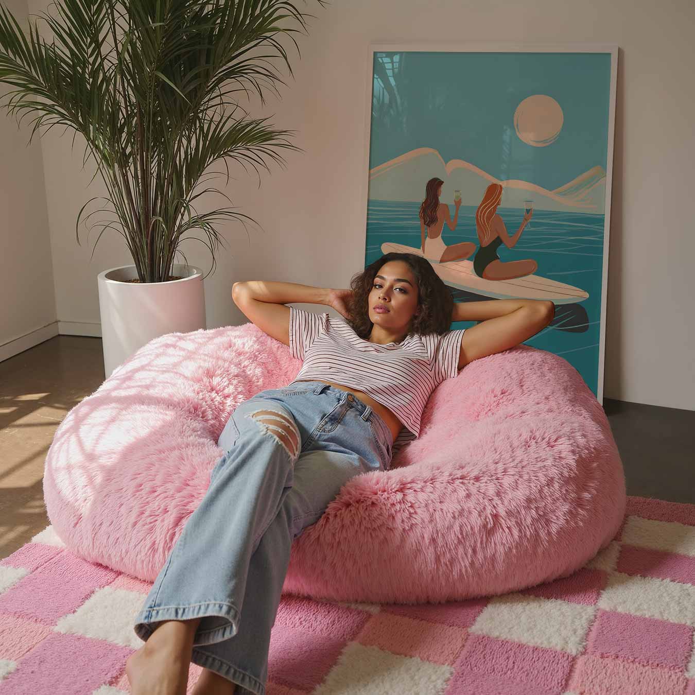 Zonsondergang op het Water Poster-WallArtistic