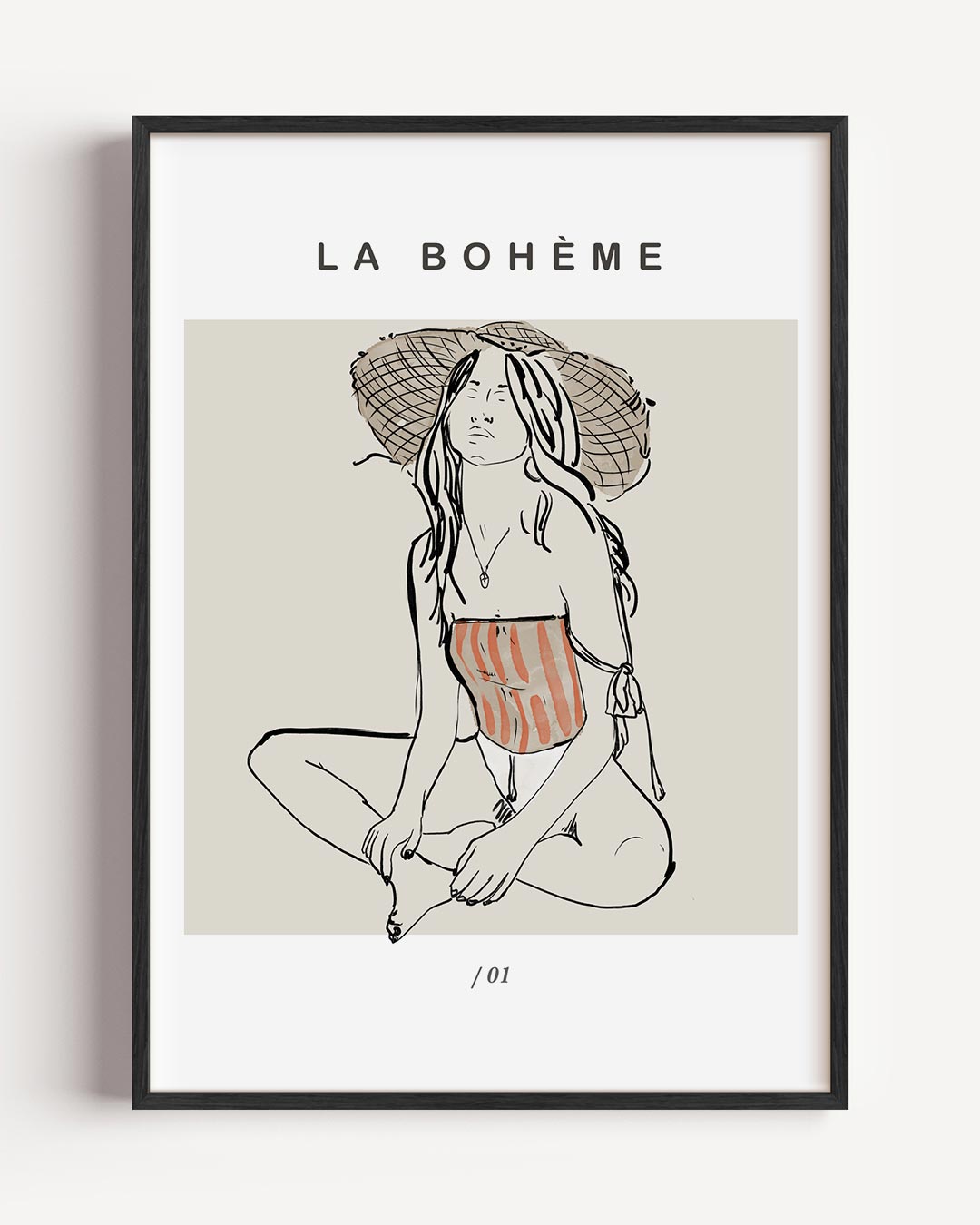 La Bohème Strandposter-WallArtistic