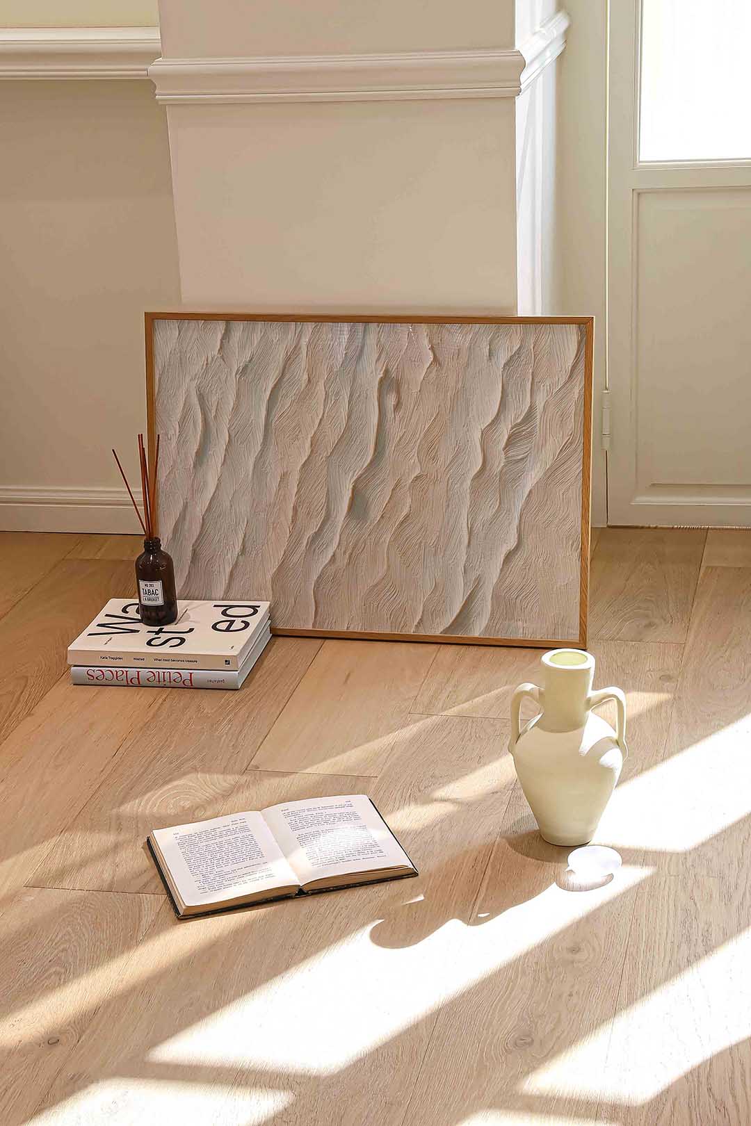 Beige textuur Poster