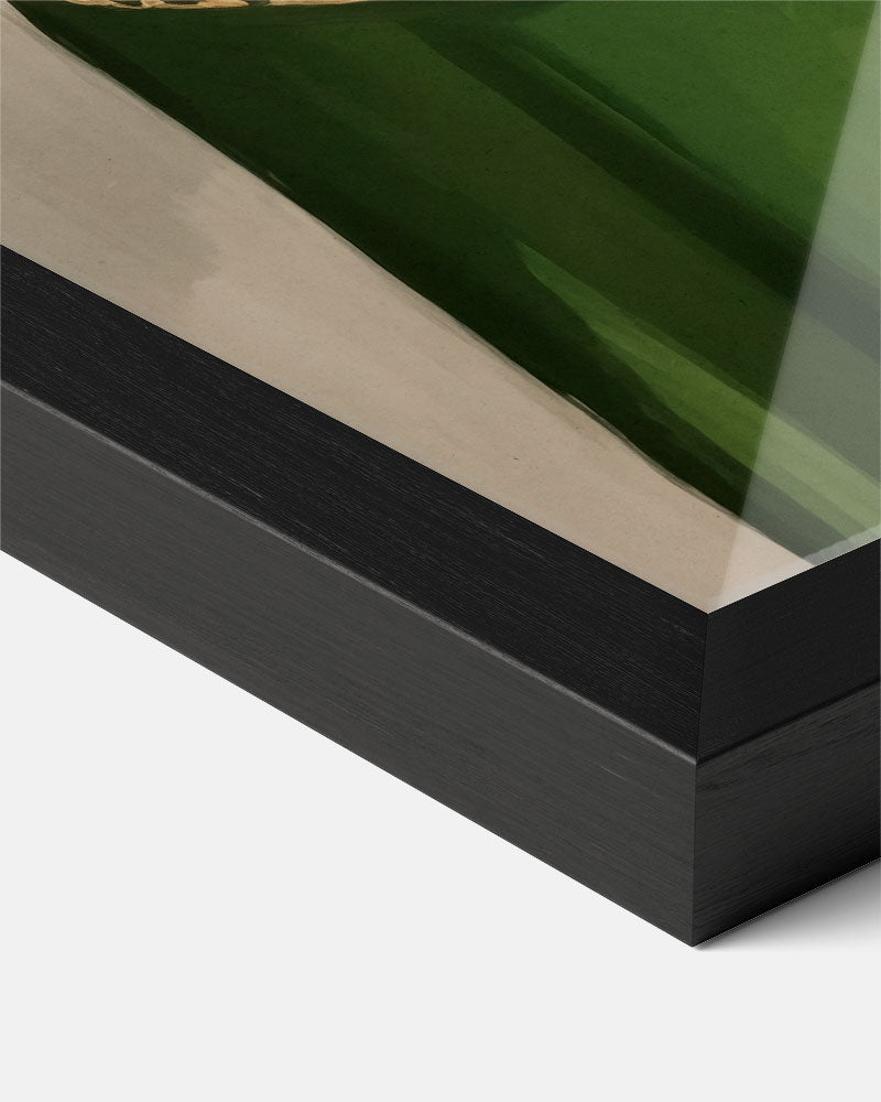 Elegante Groene Stijl Poster-WallArtistic