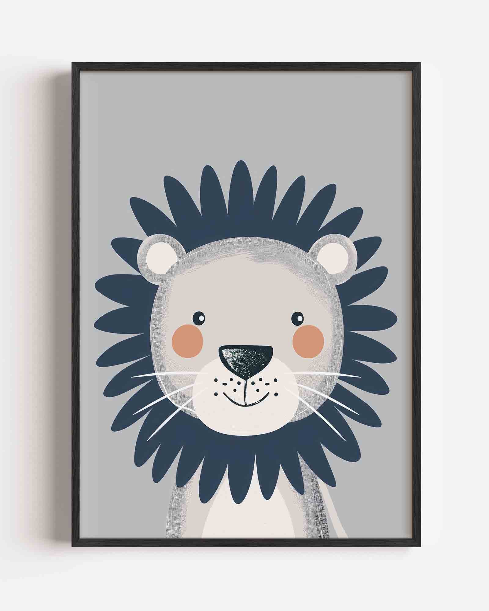 Leeuw met manen Poster