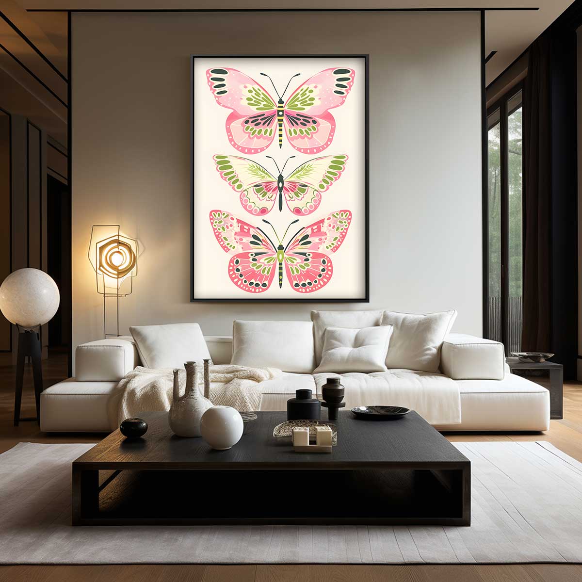 Vlinderdroom Kunstwerk Kunstwerk-canvas-dibond-plexiglas-wanddecoratie-WallArtistic