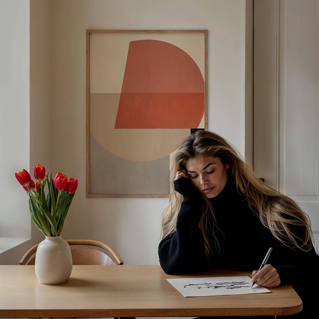 Moderne Geometrische Abstracte Poster-WallArtistic