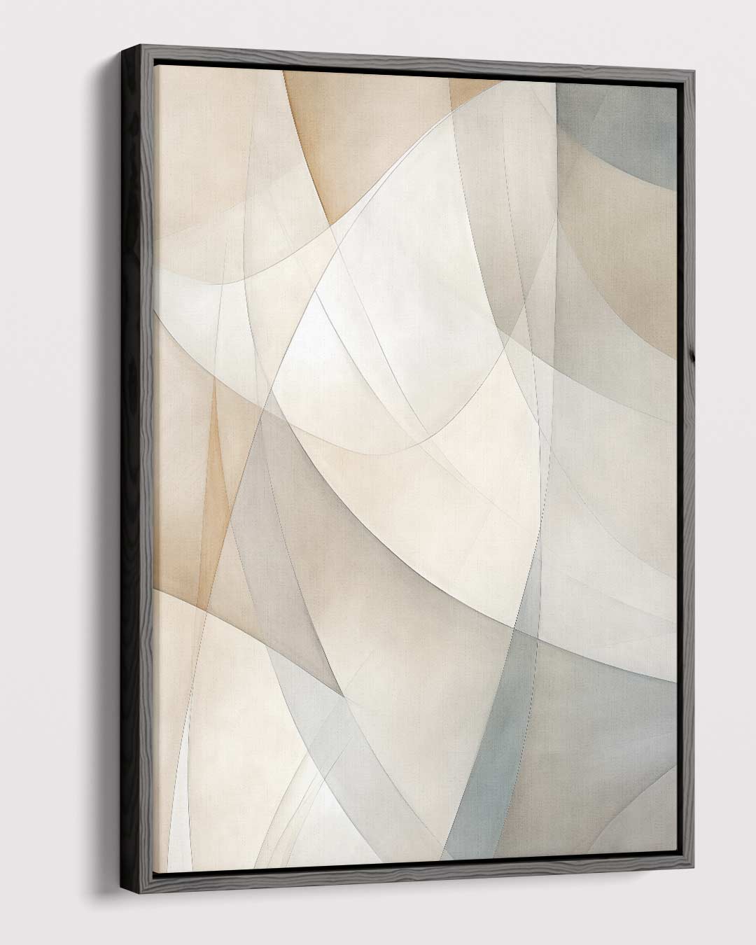 Harmonische Abstractie in Aardetinten Kunstwerk-canvas-dibond-plexiglas-wanddecoratie-WallArtistic