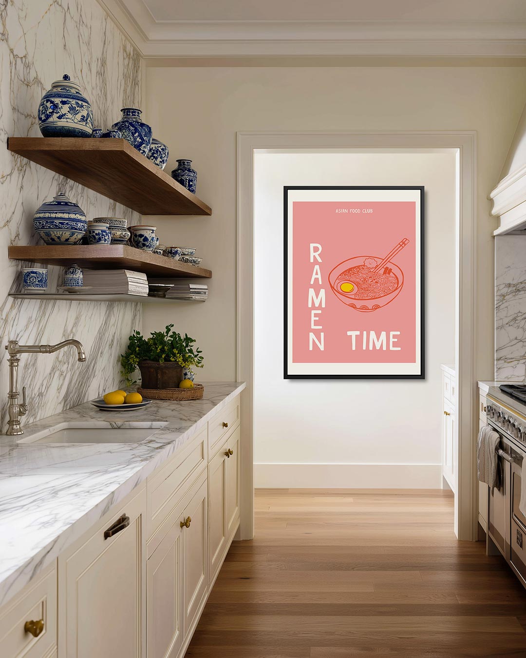 Ramen illustratie Kunstwerk