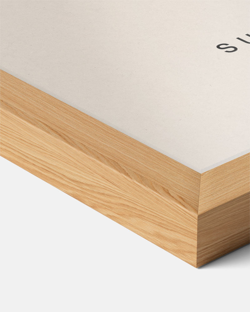 Elegante Bloemenvorm in Vaas Poster-WallArtistic