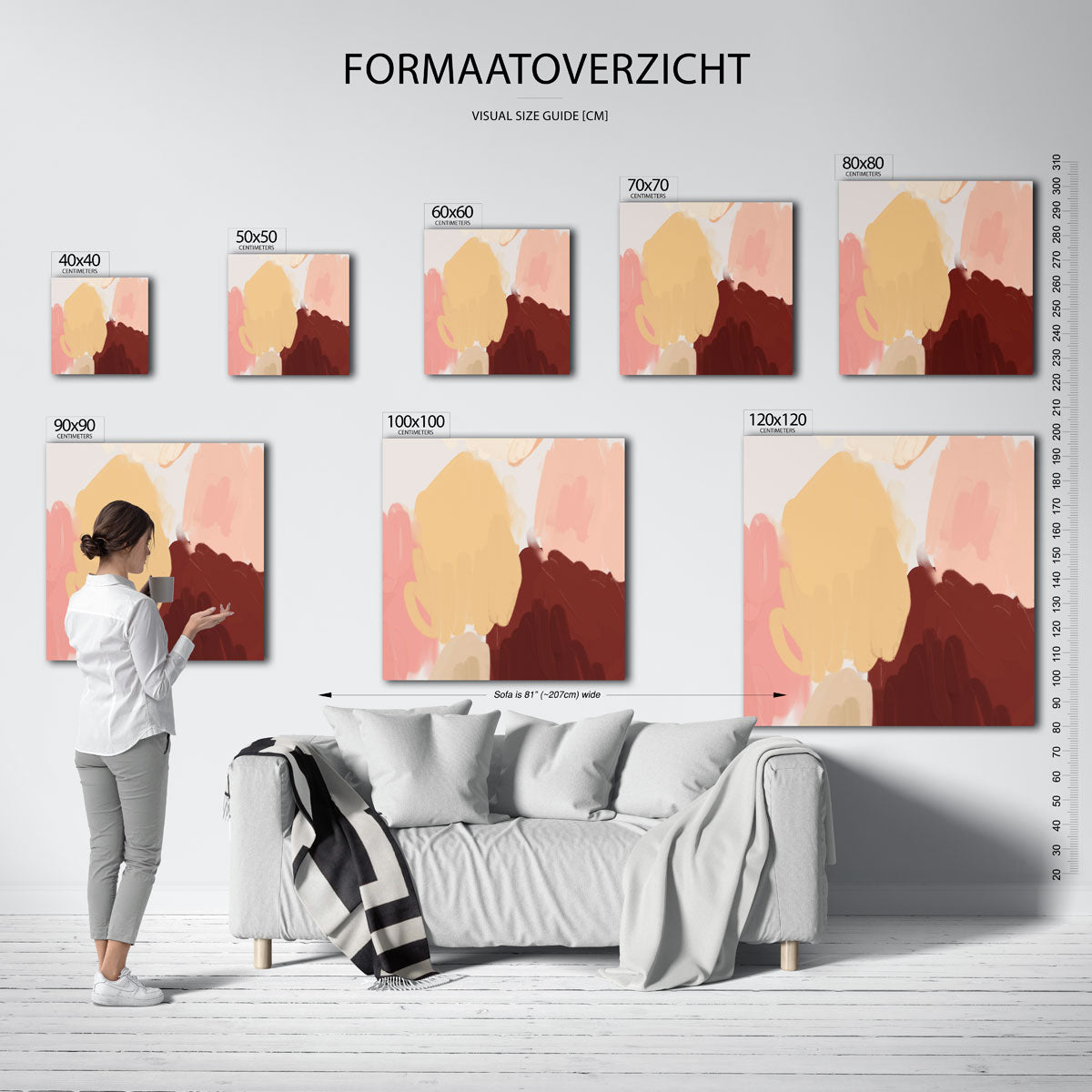 Abstracte vormen Poster