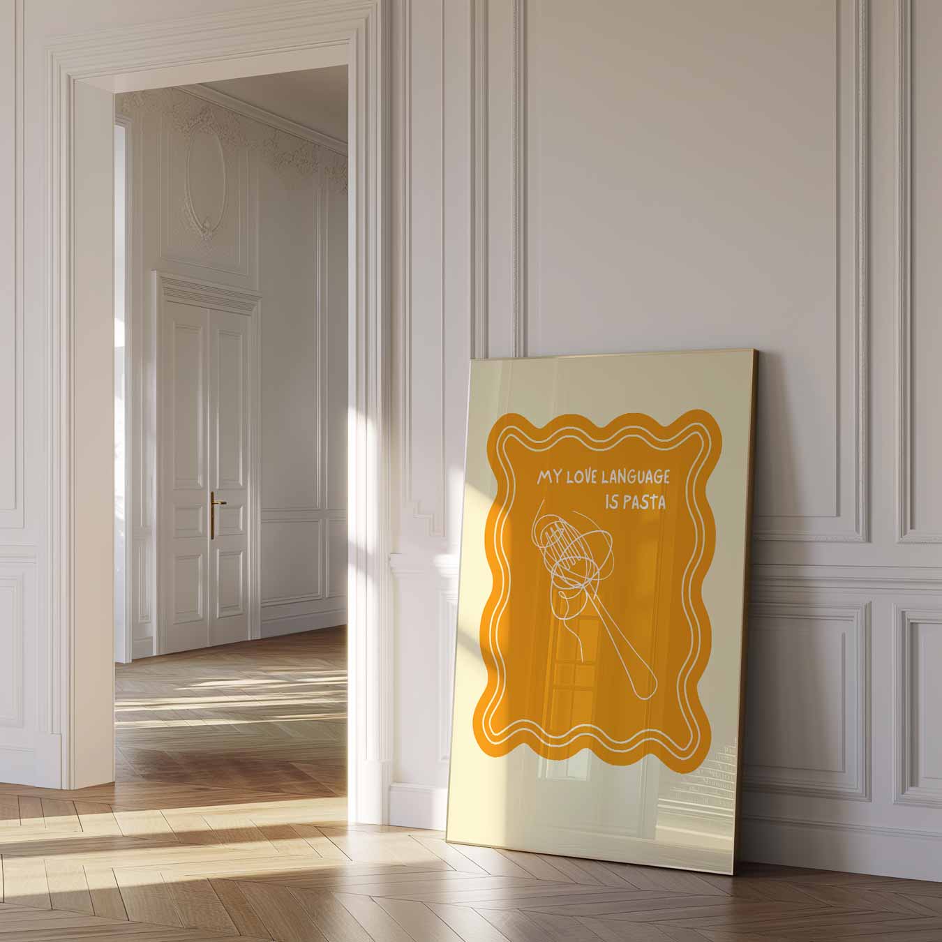 Pasta Love Language Poster