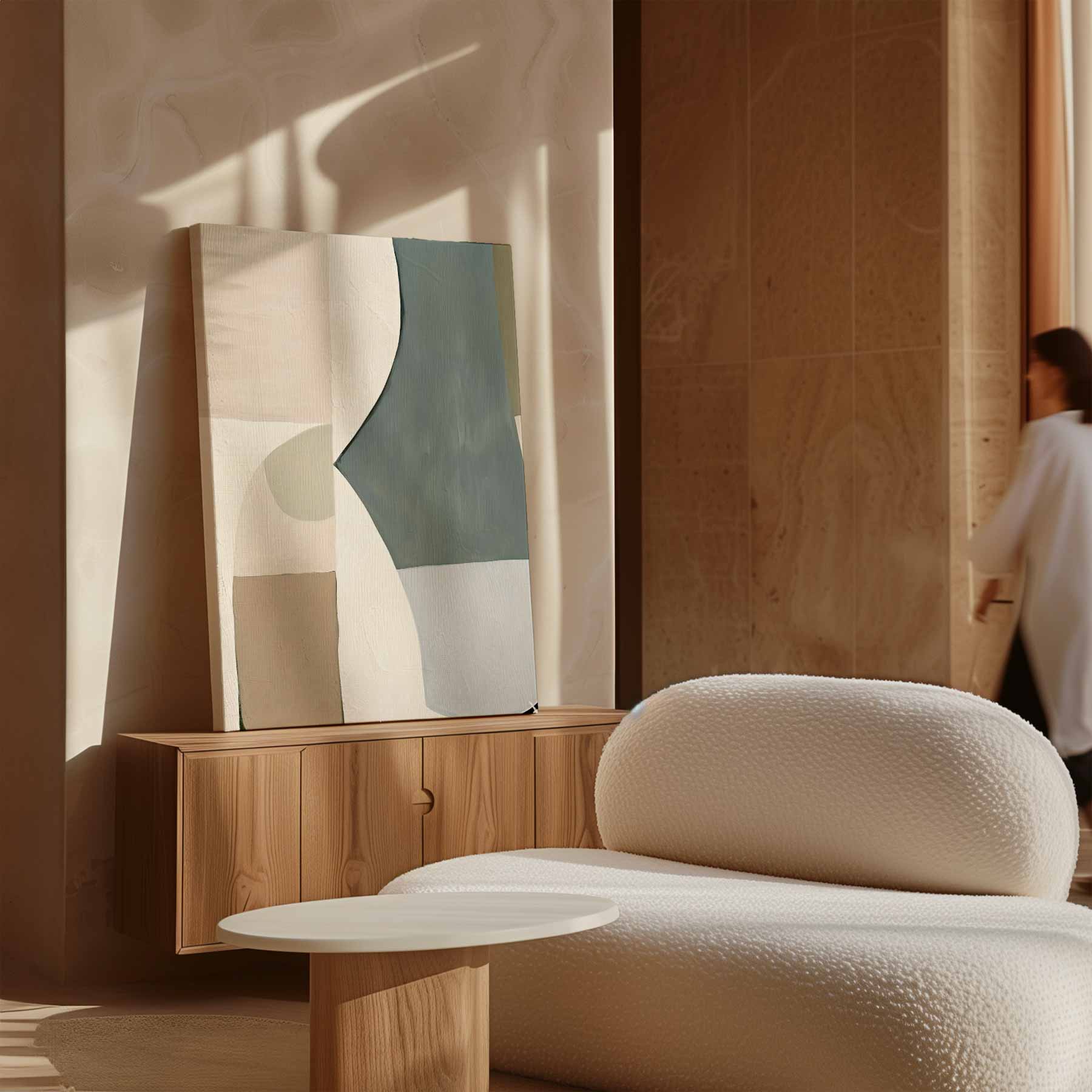 Harmonieuze Abstractie Kunstwerk-canvas-dibond-plexiglas-wanddecoratie-WallArtistic