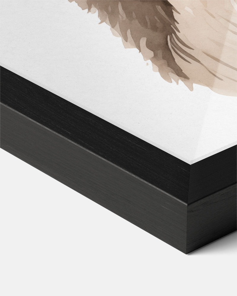 Schattige Luiaard Illustratie Poster-WallArtistic