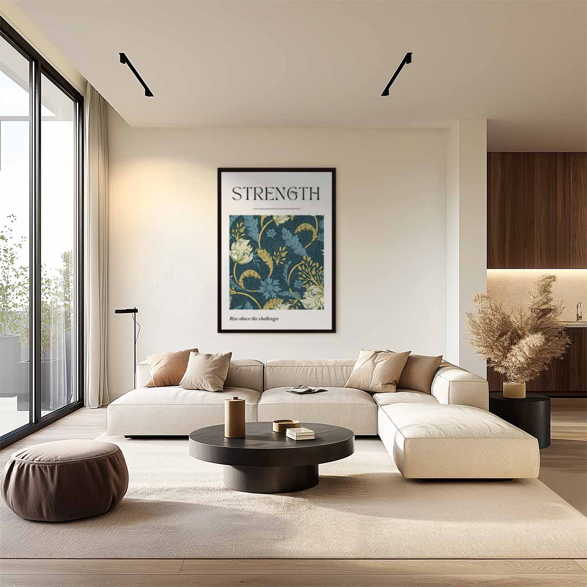 Bloemetjeskracht Kunstwerk-canvas-dibond-plexiglas-wanddecoratie-WallArtistic