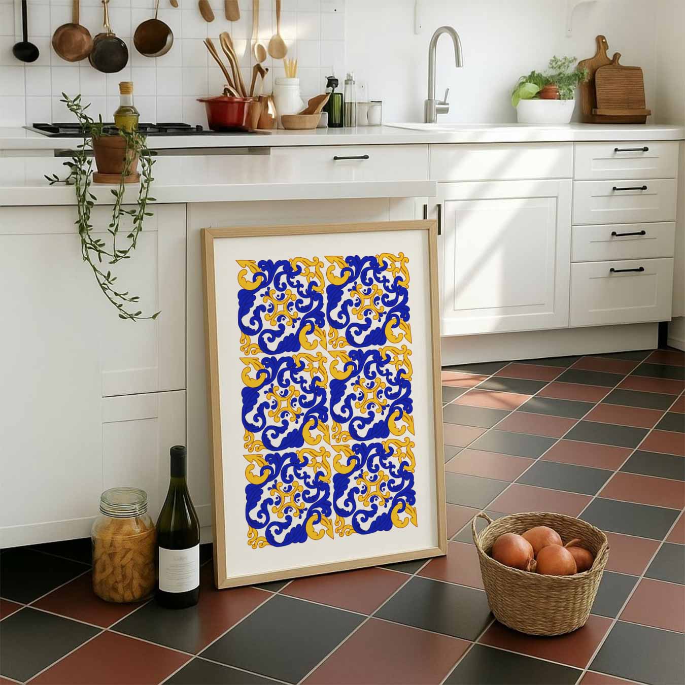 Mozaïek Magie Wandposter-WallArtistic