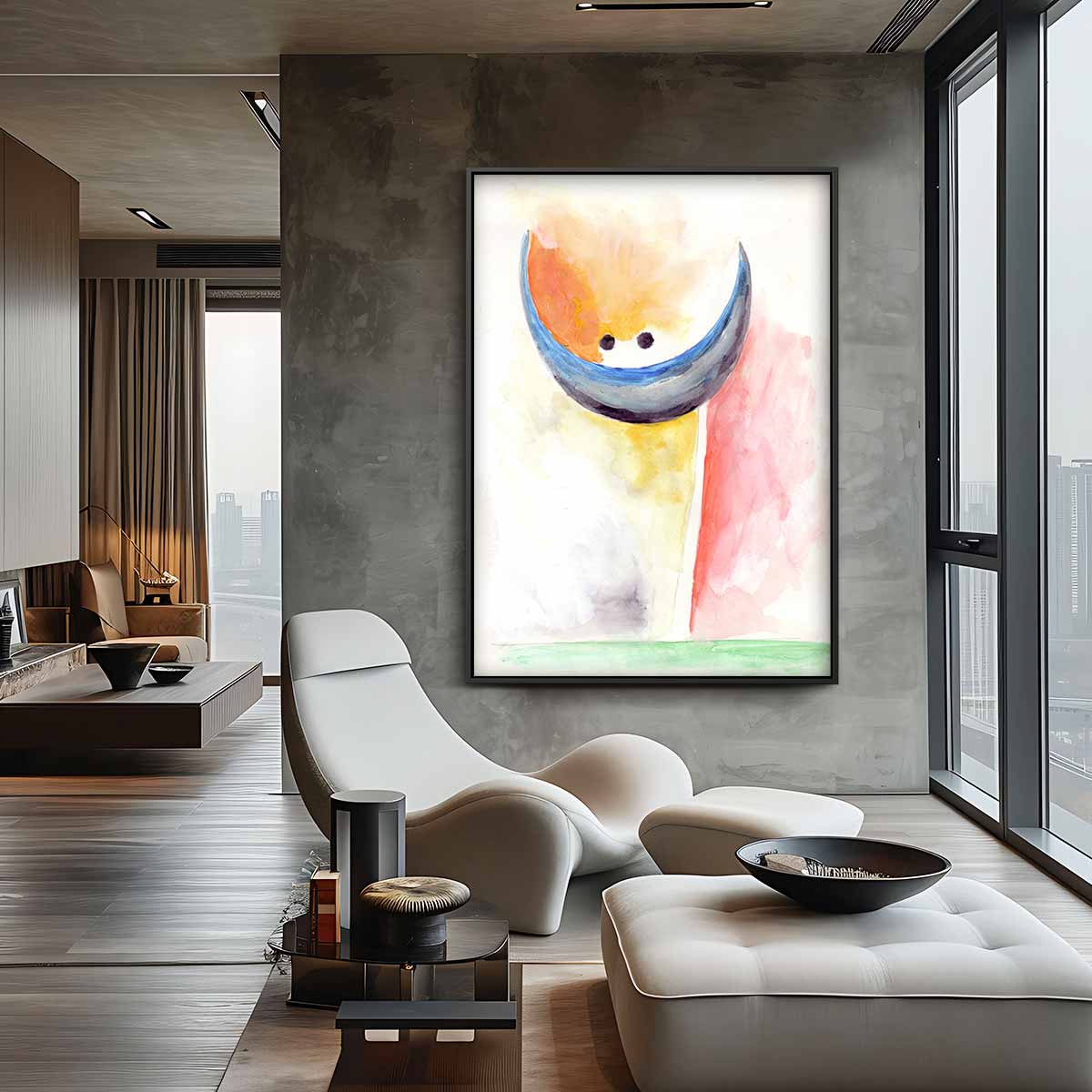 Abstracte Kleurenexplosie Kunstwerk-canvas-dibond-plexiglas-wanddecoratie-WallArtistic