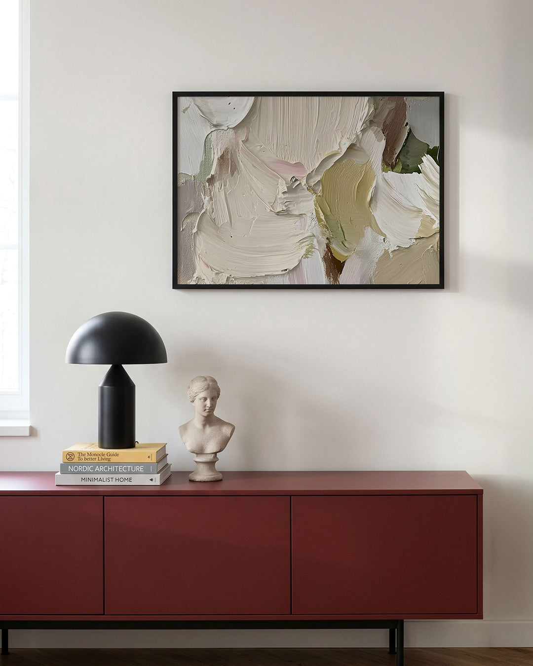 Abstracte beige textuur Poster