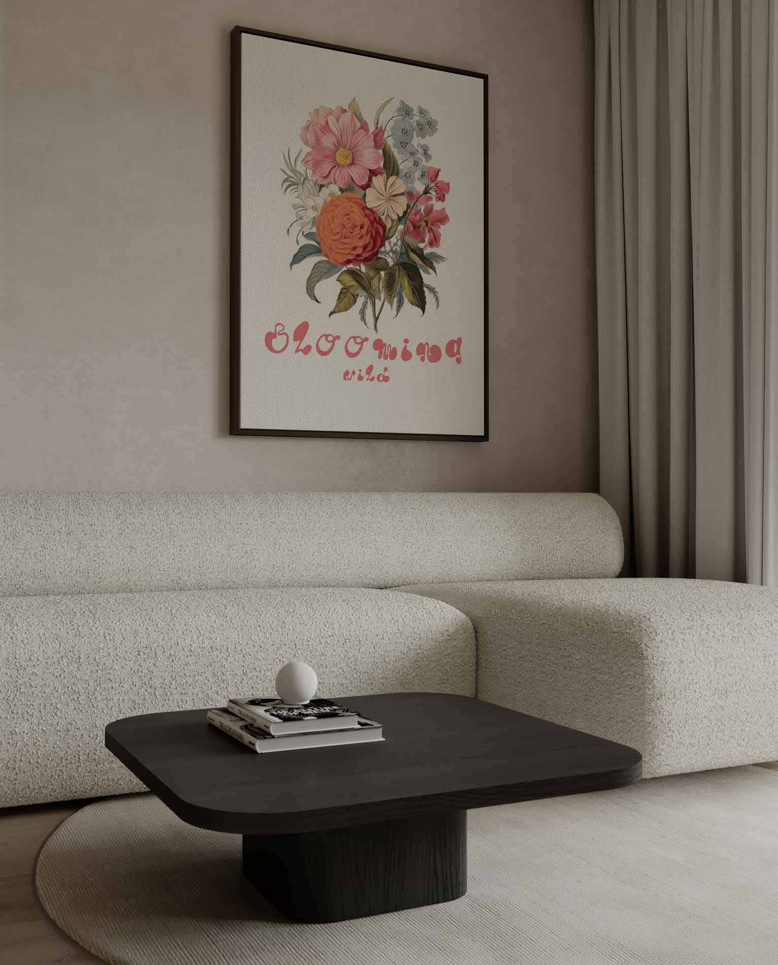 Bloeiend Wild Kunstwerk-canvas-dibond-plexiglas-wanddecoratie-WallArtistic