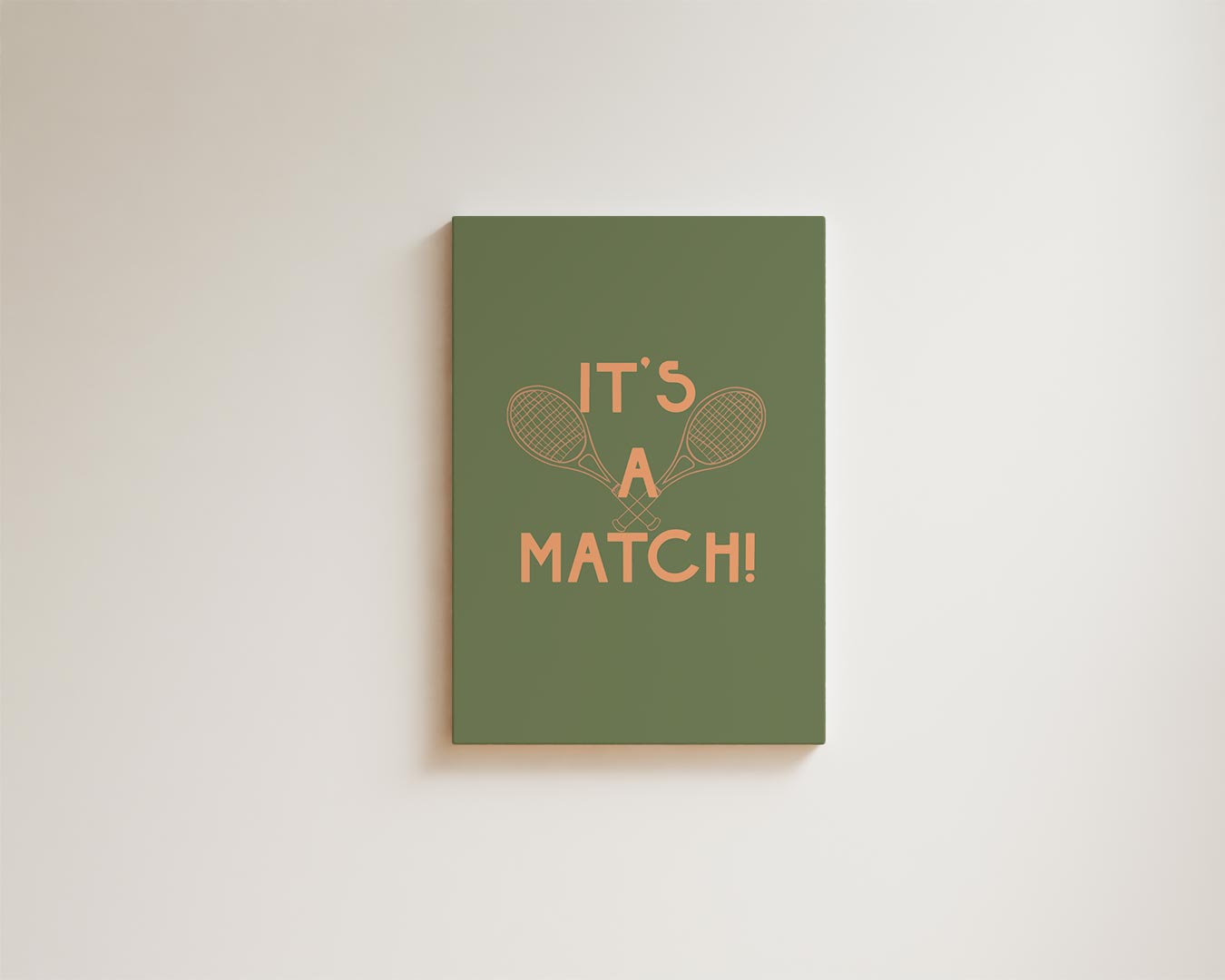 It's a Match Tennis Kunstwerk-canvas-dibond-plexiglas-wanddecoratie-WallArtistic