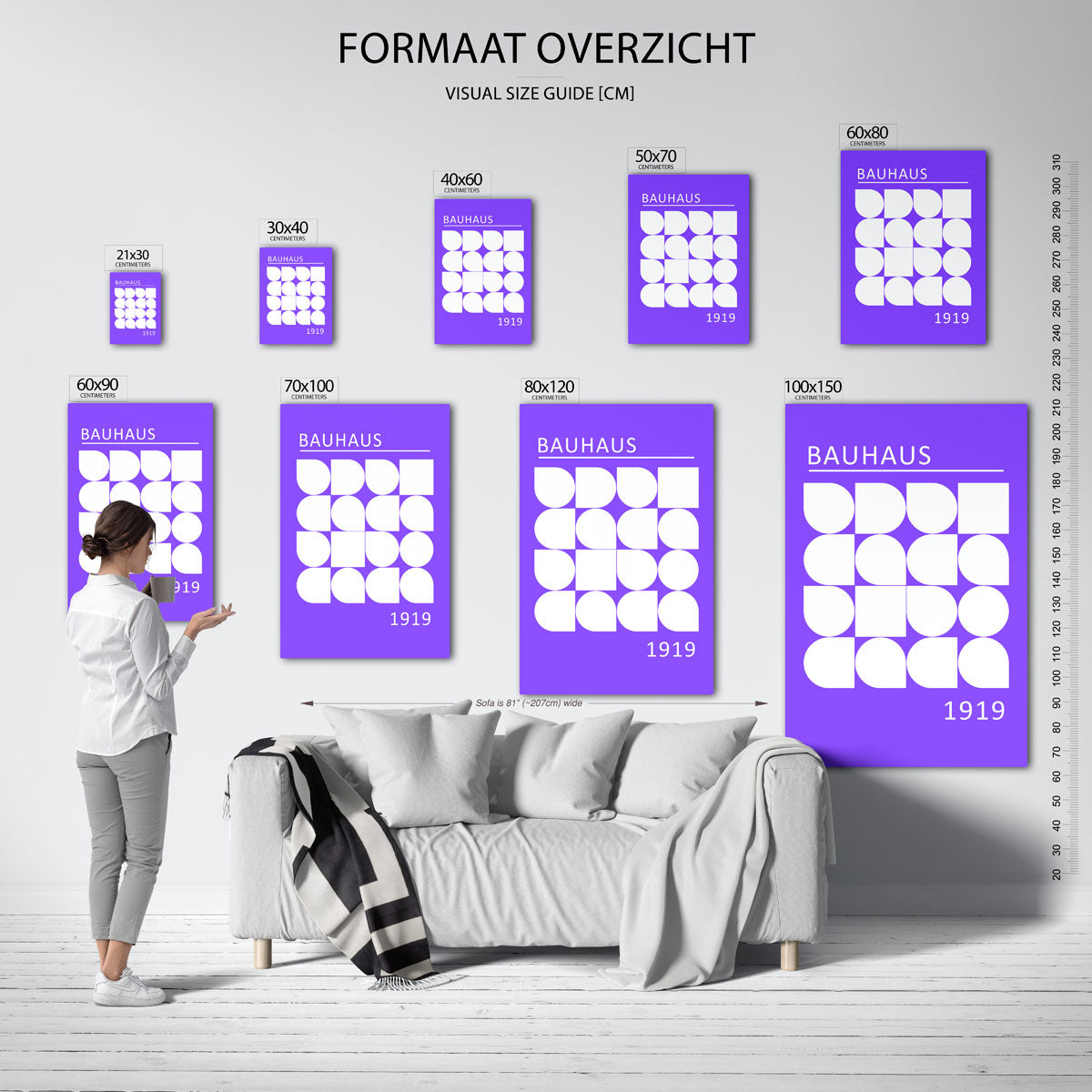 Vormen en vlakken Poster
