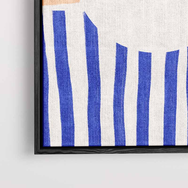 Zomerstrepen Kunstwerk-canvas-dibond-plexiglas-wanddecoratie-WallArtistic