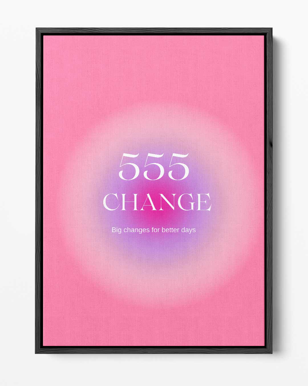 Inspirerende Wenskaart "555 Change Kunstwerk-canvas-dibond-plexiglas-wanddecoratie-WallArtistic