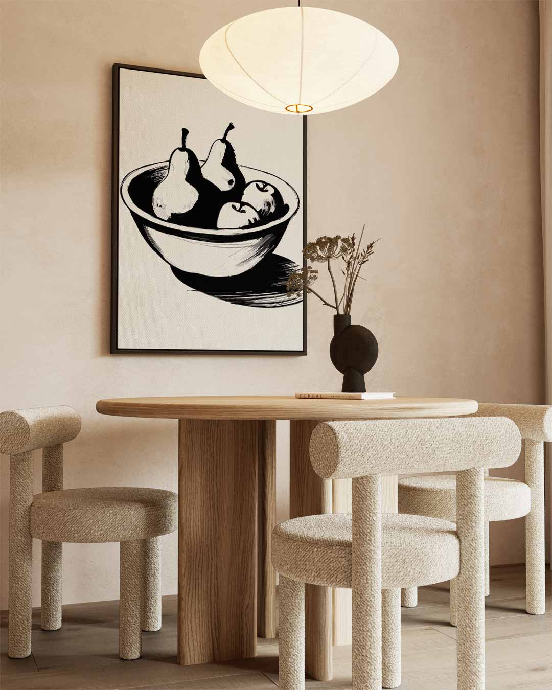 Tijdloze Fruitschaal Kunstwerk-canvas-dibond-plexiglas-wanddecoratie-WallArtistic