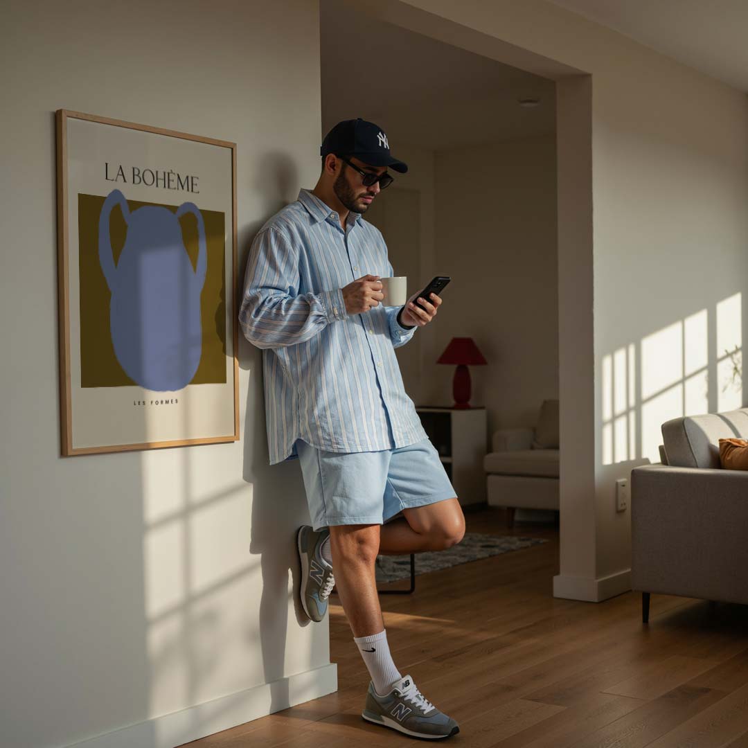 La Bohème Vaas Kunstposter-WallArtistic