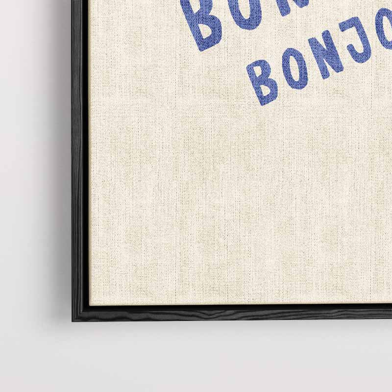 Bonjour Herhalingskunst Kunstwerk-canvas-dibond-plexiglas-wanddecoratie-WallArtistic