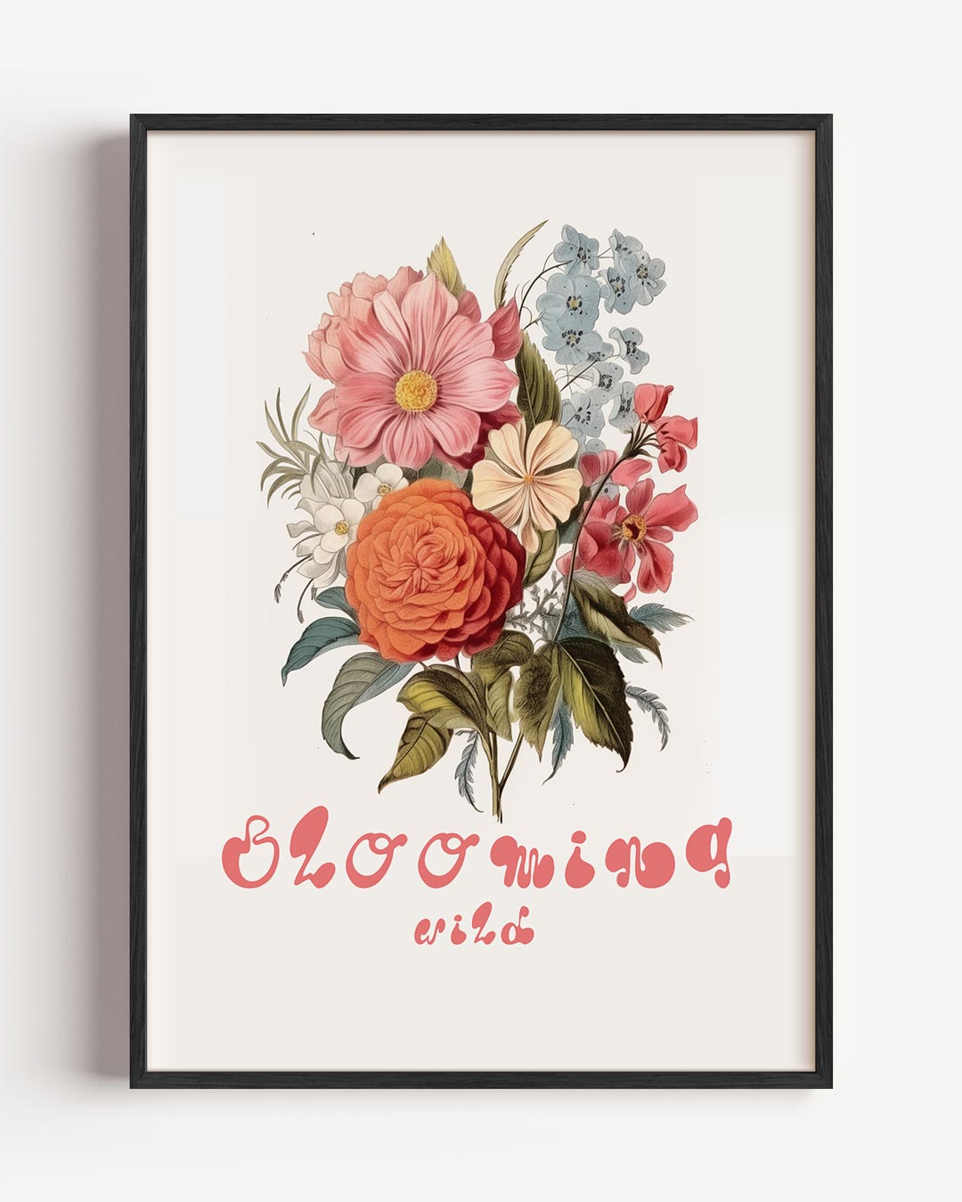 Bloeiende Wildbloemen Poster-WallArtistic