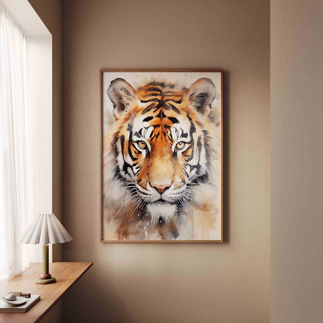 Tijger portret Poster