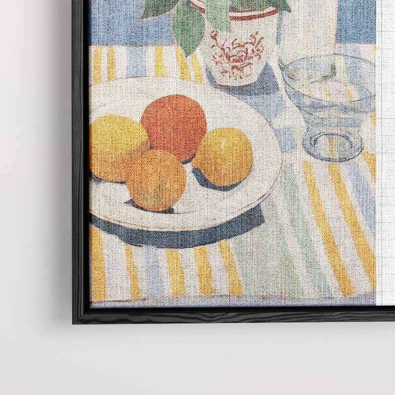 Verfrissende Zomertafel Kunstwerk-canvas-dibond-plexiglas-wanddecoratie-WallArtistic