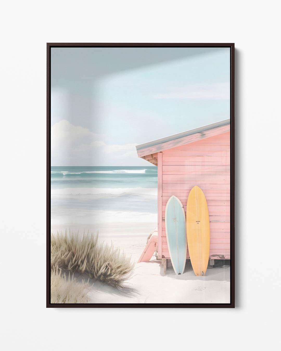 Zomerse Strandvibes Kunstwerk-canvas-dibond-plexiglas-wanddecoratie-WallArtistic