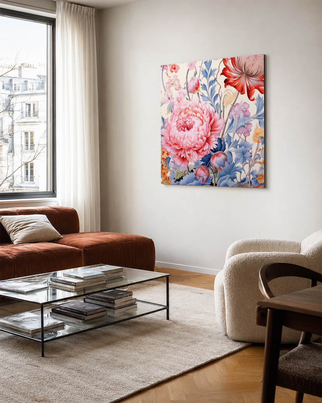 Bloemrijke fantasie Kunstwerk