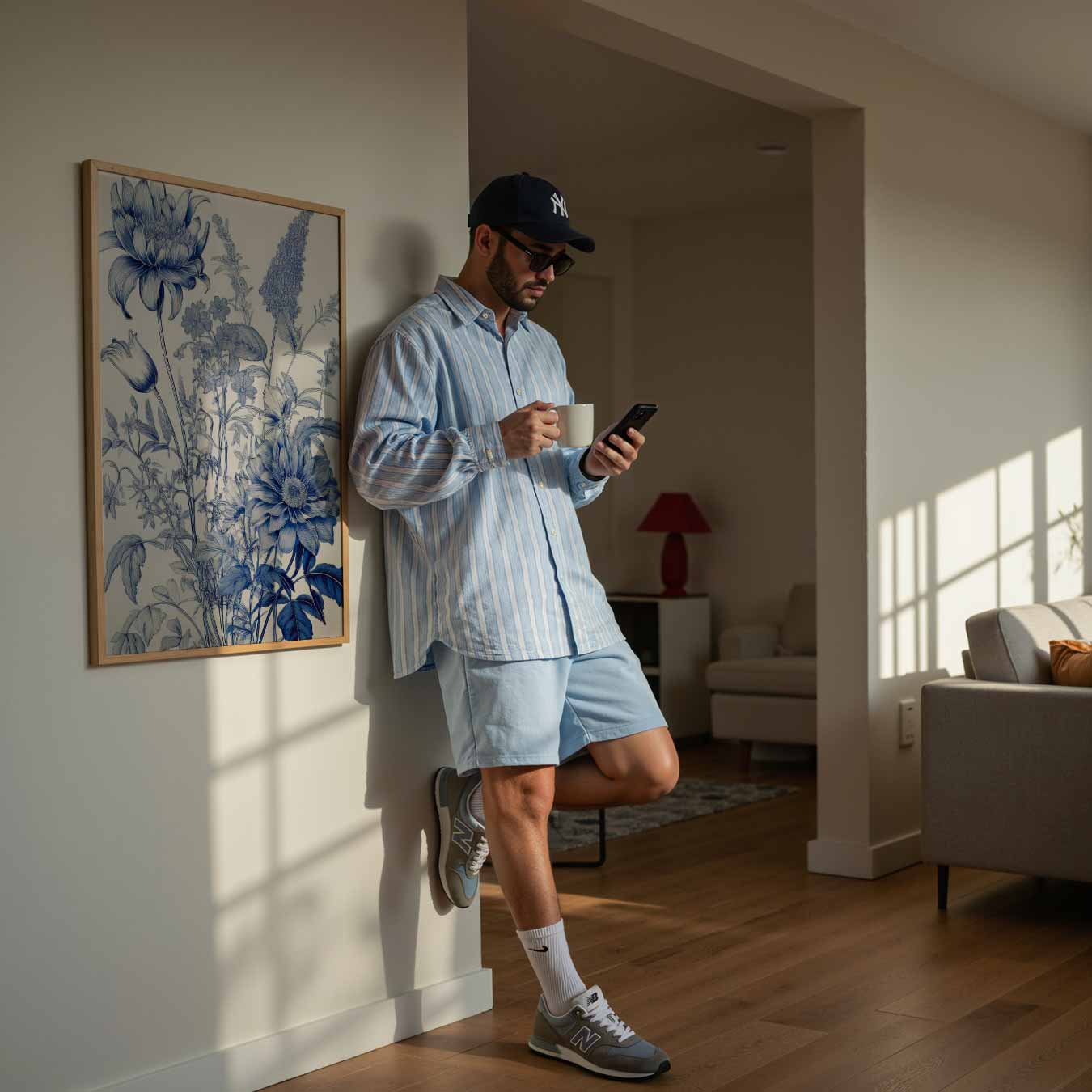 Elegante Bloemenpracht Poster-WallArtistic