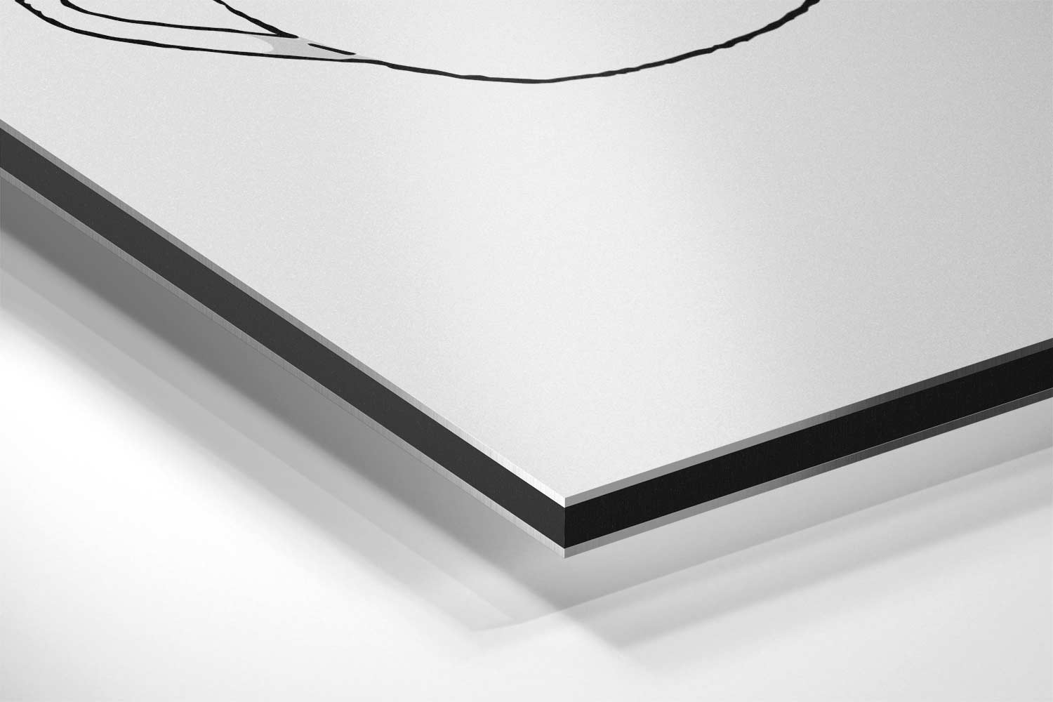 Ontspannen Ochtendritueel Illustratie Kunstwerk-canvas-dibond-plexiglas-wanddecoratie-WallArtistic