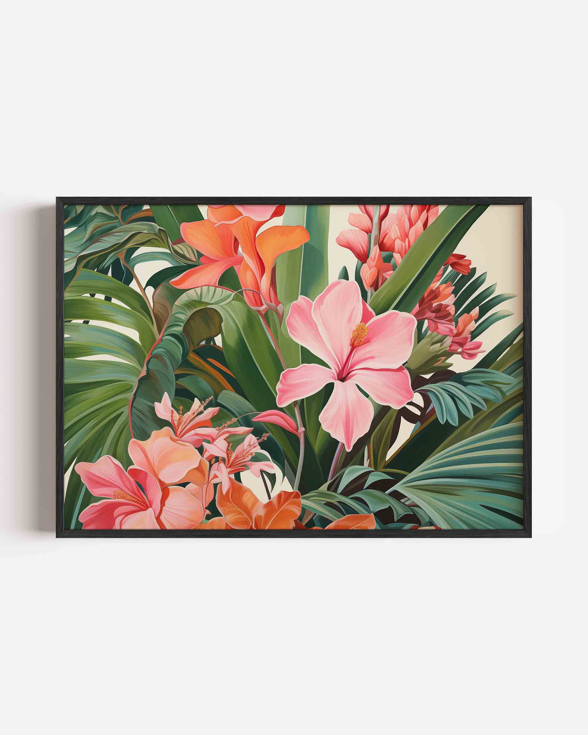 Bloemen en bladeren Poster
