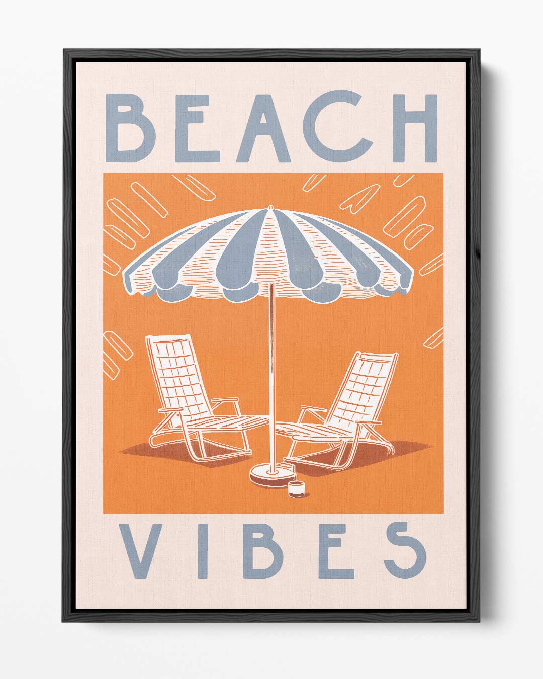 Zomerse Strandvibes Kunstwerk-canvas-dibond-plexiglas-wanddecoratie-WallArtistic