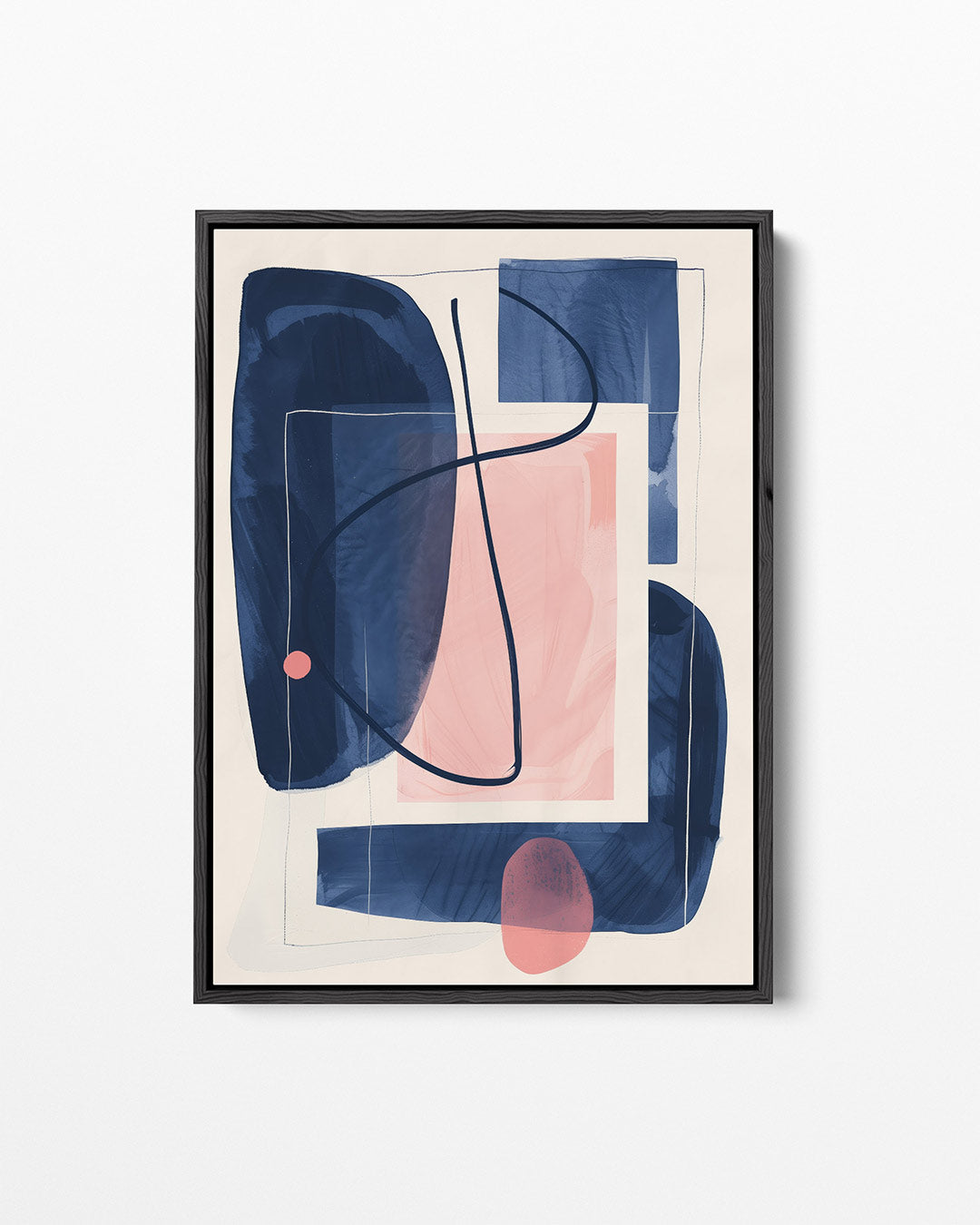 Geometrische vormen compositie Kunstwerk