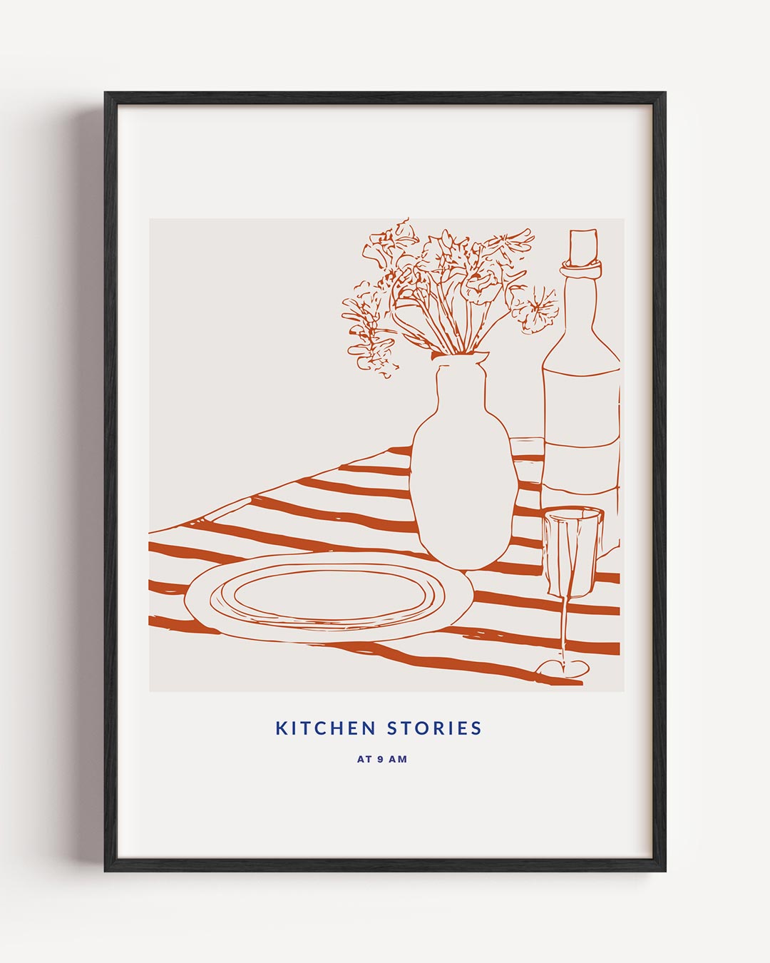 Stijlvolle Keuken Artwork Poster-WallArtistic