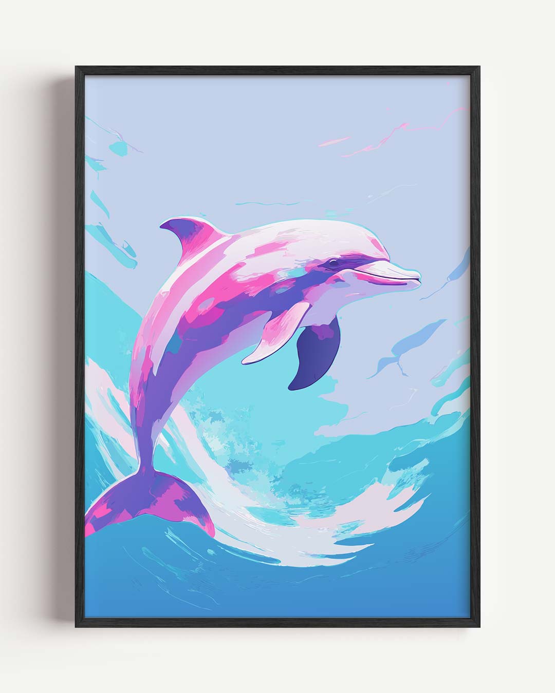 Dromerige Dolfijnen Poster-WallArtistic