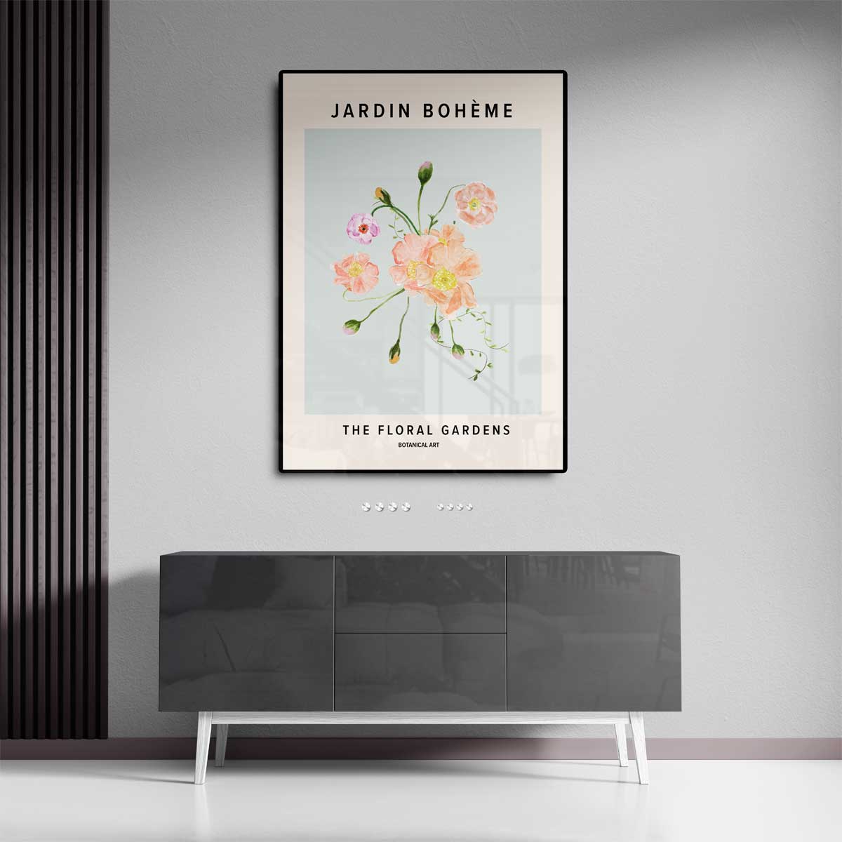 Jardin Bohème Bloemenschilderij Kunstwerk-canvas-dibond-plexiglas-wanddecoratie-WallArtistic