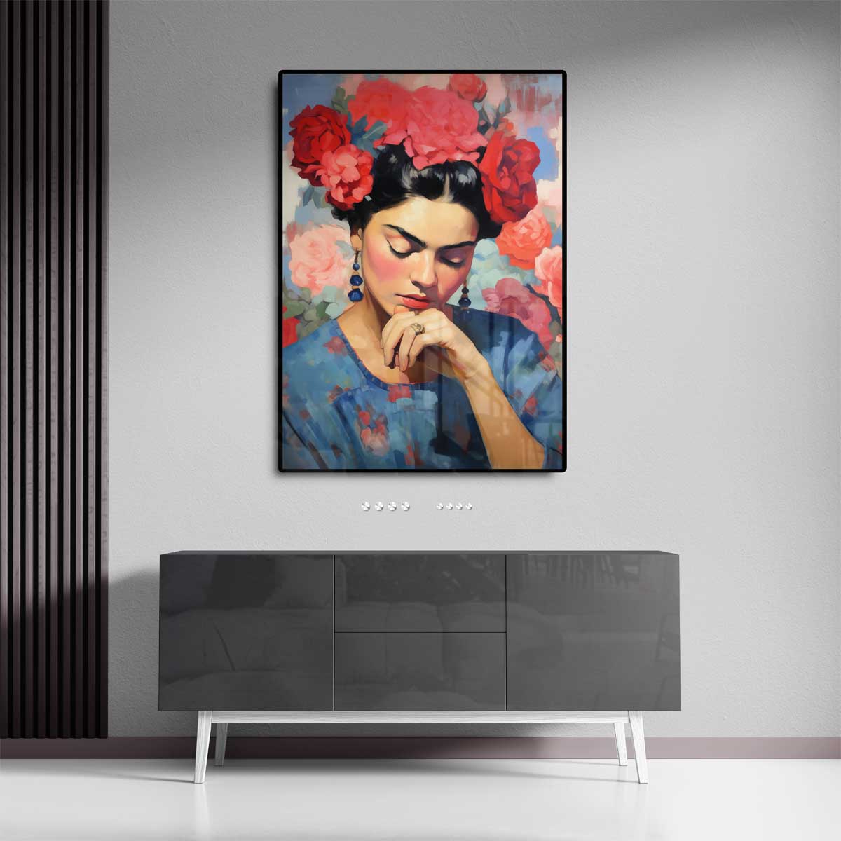 Bloemen Serenade Kunstwerk-canvas-dibond-plexiglas-wanddecoratie-WallArtistic