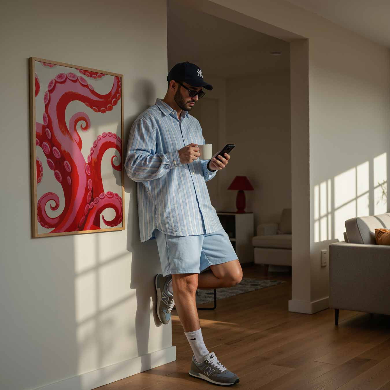 Octopus Tentakel Kunstposter-WallArtistic