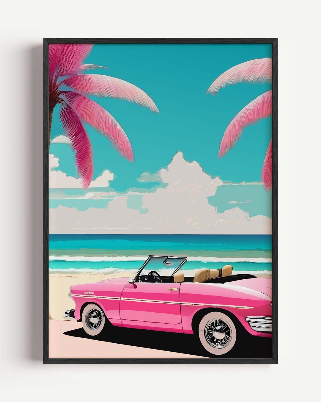 Zomerse Stranddag Poster-WallArtistic