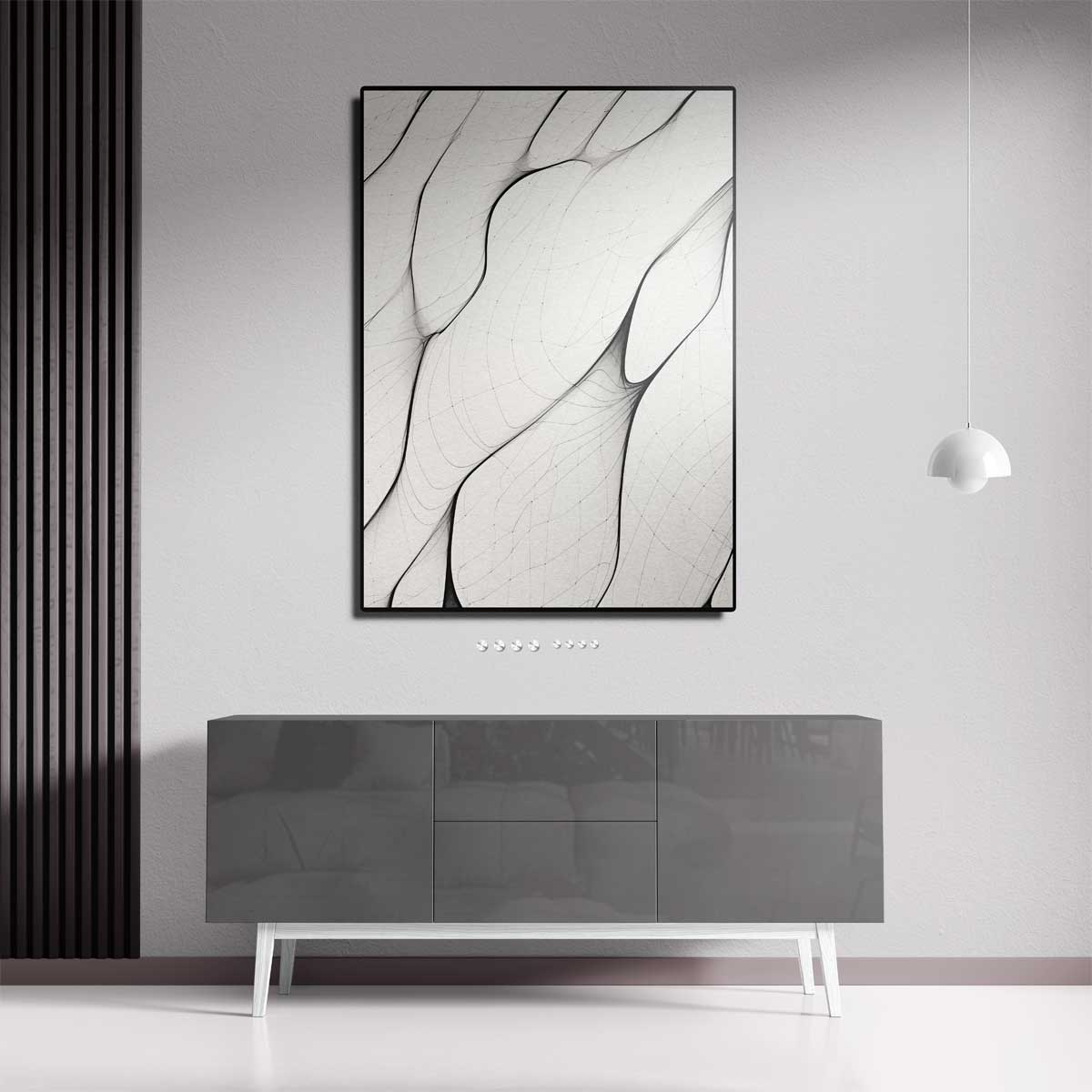 Organische Lijnen Kunstwerk-canvas-dibond-plexiglas-wanddecoratie-WallArtistic